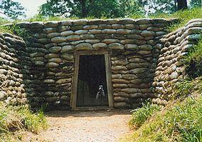 Restored entrance to mine, Petersburg VA.jpg
