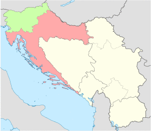 Slovenia Croatia and Yugoslavia location map.svg