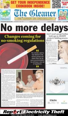 The Gleaner front page.jpg