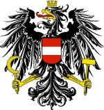 Coat of arms of the First Republic of Austria, 1919–1934.