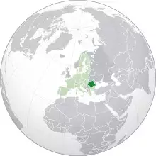 EU-Romania (orthographic projection).svg