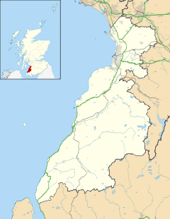Dundonald is located in South Ayrshire