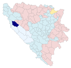 Location of Drvar