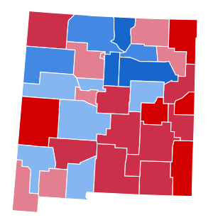 New Mexico Presidential Election Results 2004.svg