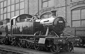 Swindon 05 Works '4575' 2-6-2T freshly repaired geograph-2578471-by-Ben-Brooksbank.jpg