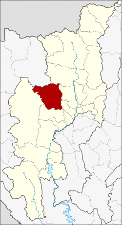 District location in Chiang Mai Province