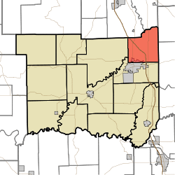 Location in Jackson County
