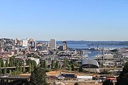 Tacoma skyline from McKinley Way