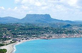 El Yunque and Baracoa, Cuba, from the south, taken May 2013 (cropped).jpg