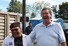 Duncan greets supporters, September 2013.jpg
