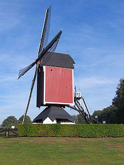 Listed (Dutch 'monument') windmill in Someren