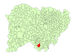 Location in Salamanca