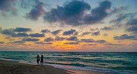 Sunset At north coast.JPG