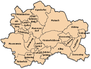 Communities in Fürstenfeldbruck district
