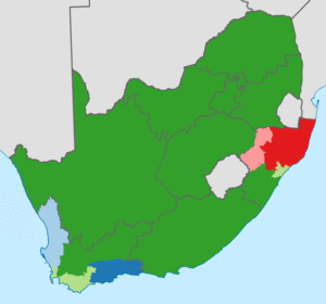 South African general election 2004 by district.png