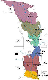 Mississippi Valley Division US Army Corps of Engineers Districts Map.jpg