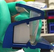 GE MagRack 6 eppendorf with magnetic beads mounted.jpg