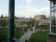 Long Road Sixth Form College from the top floor of the D Block.jpg