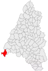 Location in Bihor County