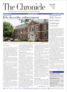 Duke Chronicle 2020-09-07 front page.png