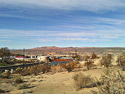 View of Barstow, looking northwest