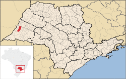 Location in São Paulo state