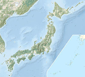 Map showing the location of Miho no Matsubara