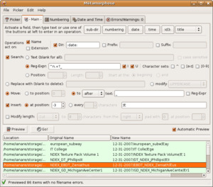 Main panel on Ubuntu 7.04
