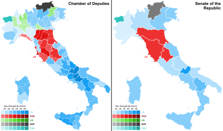 1992 Italian general election - Results.svg