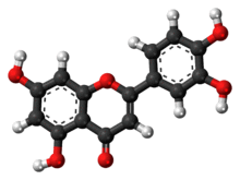 Ball-and-stick model of Luteolin