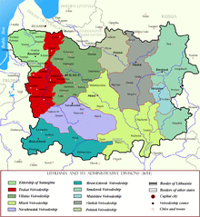 Trakai Voivodeship within Lithuania in the 17th century.png