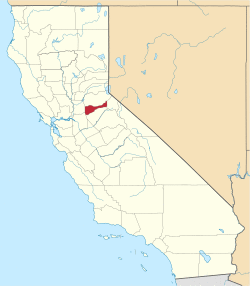Location in the state of California
