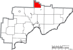 Location of Aurelius Township in Washington County