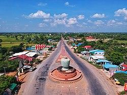 Pursat Skyline from the Large Ptel at its Entrance