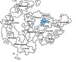Saxe-Jena, shown with the other Ernestine duchies