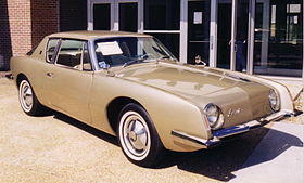 1963 Studebaker Avanti gold at Concord University.JPG