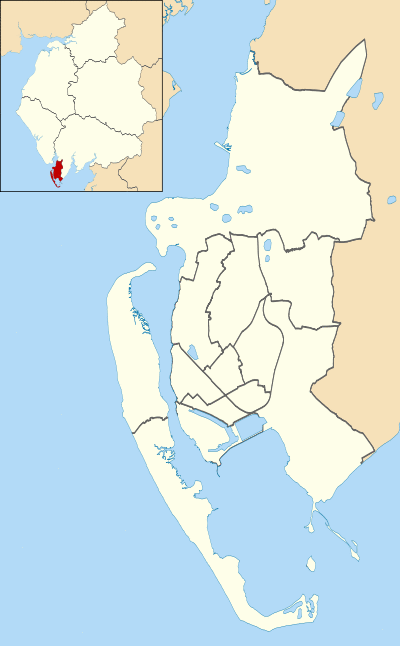 Barrow-in-Furness UK ward map 2010 (blank).svg