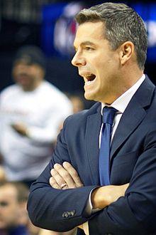Coach Tony Bennett of the Virginia Cavaliers men's basketball team