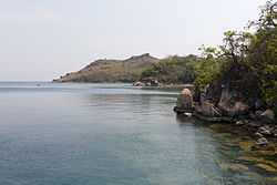 The eastern shores of Lake Tanganyika.