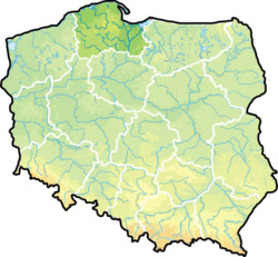 Location within Poland