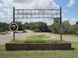 Welcome to Harrisburg sign Harrisburg AR 2012-08 014.jpg
