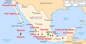 Map mexico volcanoes.gif