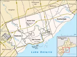 Bathurst Manor is located in Toronto