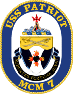 USS Patriot MCM-7 Crest.png