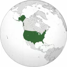 USA orthographic.svg
