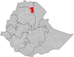 Southern Tigray location in Ethiopia