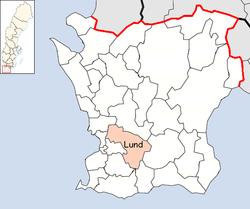 Lund Municipality in Scania County.png