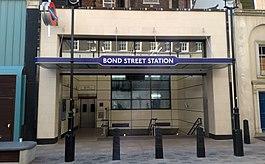 Bond Street station - entrance on Marylebone Lane.jpg