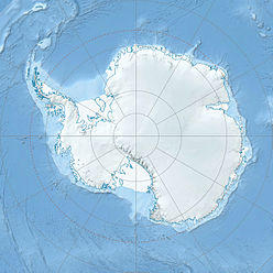 Map showing the location of Strandzha Glacier
