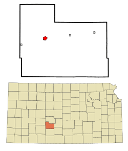 Location within County and Kansas